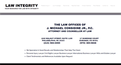 Desktop Screenshot of lawintegrity.com